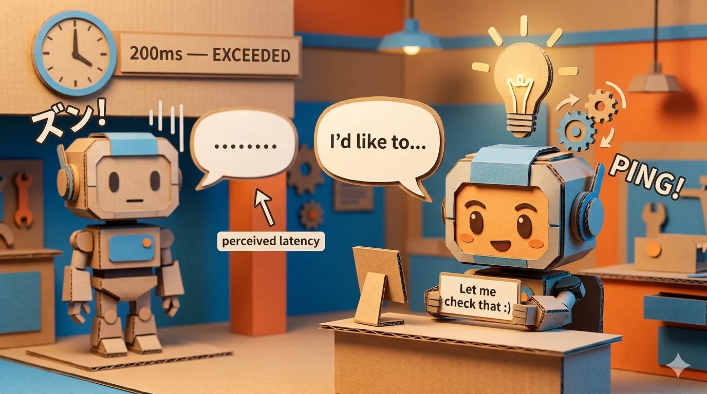 Voice Agents Don't Need to Be Faster — They Need to Feel Faster